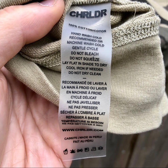 *CCHRLDR | Tres Bien Camo Sweatshirt Size S - Picture 8 of 9